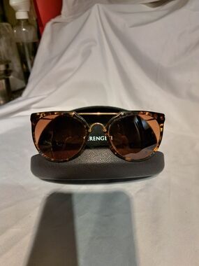 Serengeti Tortoiseshell Frame Brown Lens Sunglasses